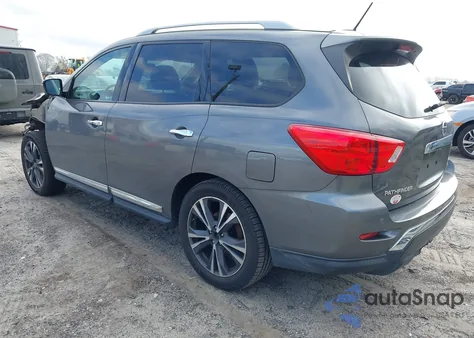 2017 Nissan Pathfinder Platinum z USA, uszkodzony, nr VIN 5N1DR2MM3HC623246